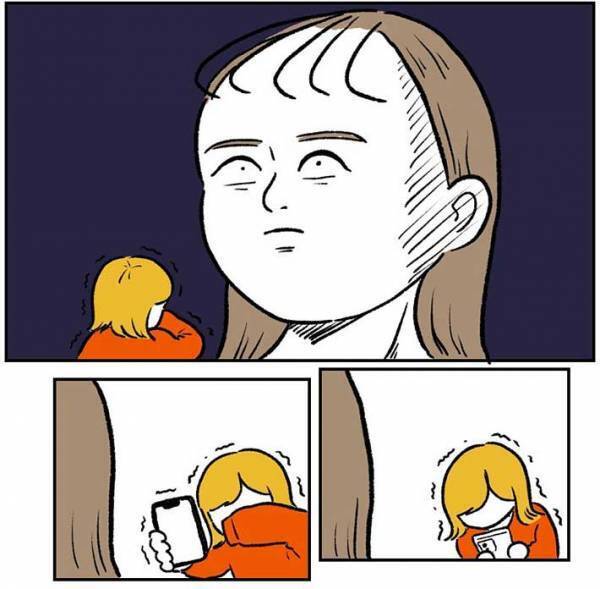 「笑って息ができない」「声を出して笑った」　一部分だけ、自分で前髪をカットした結果？