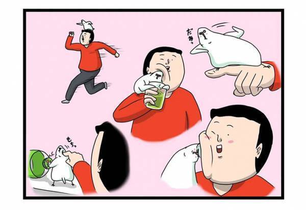 「やば…」　母親から送られてきたインコの写真に、思わず吹き出したワケとは？