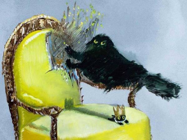 躍動感すごすぎ！　猫の爪研ぎの様子を描いた作品に反響