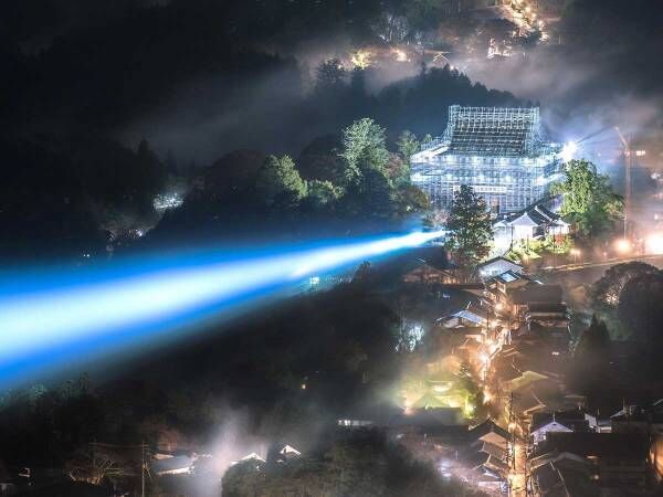 「ご利益ビーム！！」「かっこいい」　奈良県の寺を写した１枚に、反響