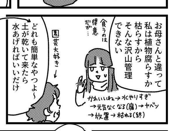 娘「植物を枯らしてしまう」　園芸大好きな母からの助言に「知らなかった」「真似します！」