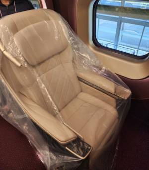 新車の新幹線で行われたイベント　内容に「めちゃくちゃワクワクする！」