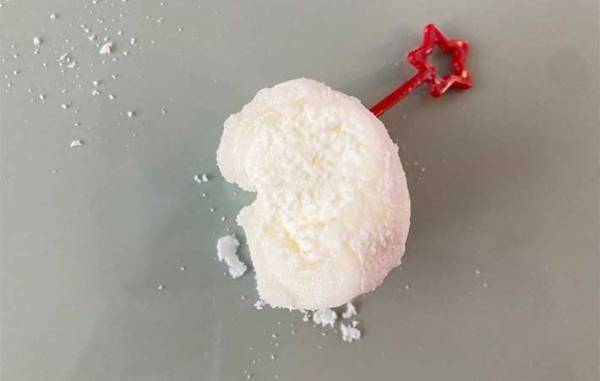 セブンイレブンで『溶けない雪だるま』を発見！　実際に買ってみたら「本物の雪のよう」