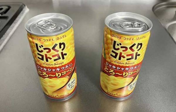 コーン缶の粒は残さず食べられる？　ポッカサッポロの回答に「すごっ！」「今から買ってくるわ」