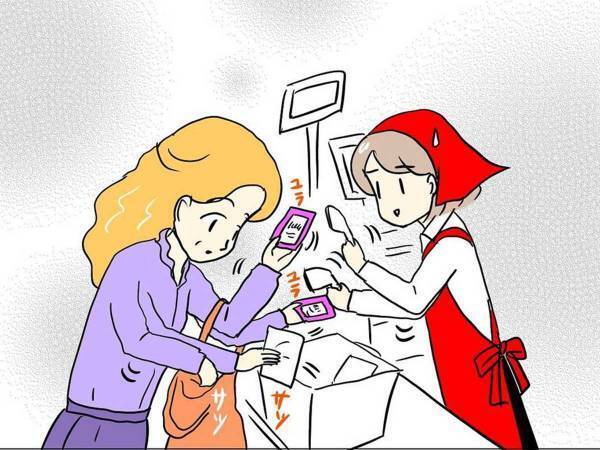 マイバッグに商品を詰めるマダム　店員が困惑した理由をご覧ください