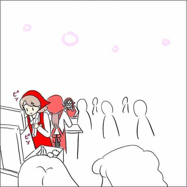 レジ打ちの店員が少ないことに気付いた女性　退勤前にレジが混み始めて？