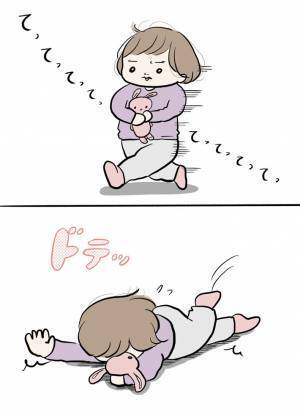 泣いている兄の真似をする１歳娘　「ウソ泣きだよね？」と確認したところ…