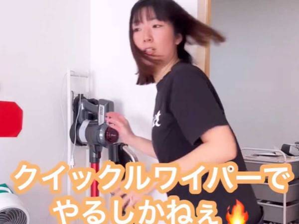 ５連勤明けのワーママ　来客直前の片付け動画に「激しく分かる！」「うちにも隠し部屋ある」