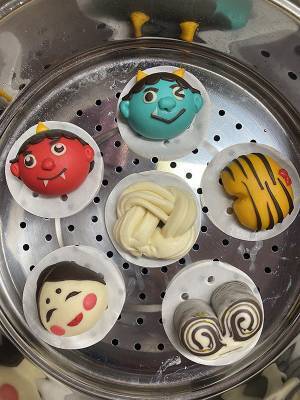 「失敗するかもしれないし…」と思った、節分まんじゅう　蒸した結果に「最高」「よすぎる」