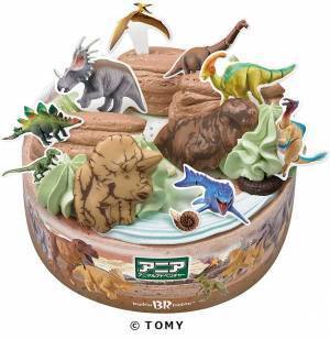 サーティワンの『アニア きょうりゅうケーキ』　楽しめるアイスケーキに注目！