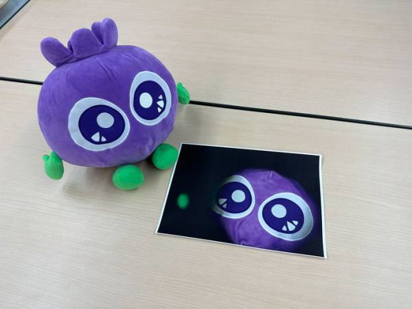 わかさ生活が自社ぬいぐるみをコピー機に　結果→「貞子みがある」