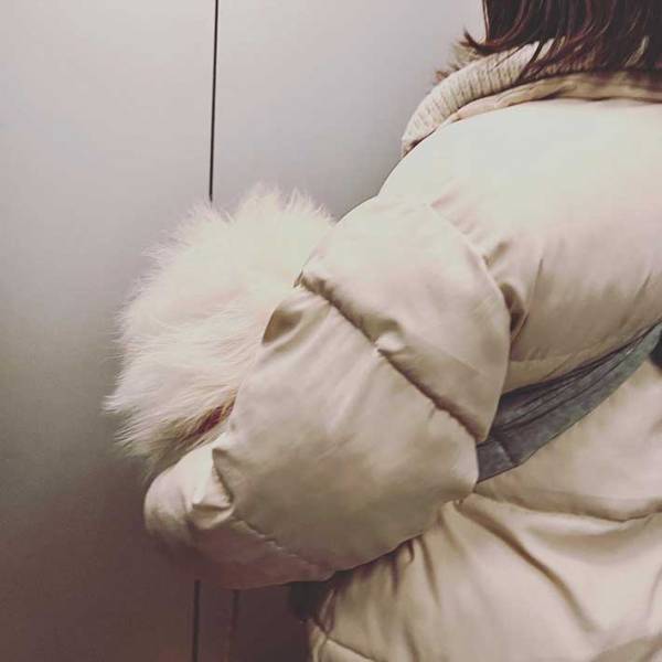 マダム「ずっとファーバッグだと思ってたから…」　エレベーターでのエピソードに、心が和む