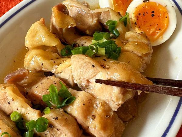 今日は料理したくない！　そんな時は凍った肉のまま作れる『塩鶏チャーシュー』がおすすめ