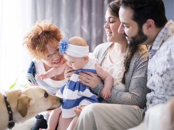 「やめてもらえます？」　赤ちゃんが大好きな犬　祖母が赤ちゃんに触ろうとすると？