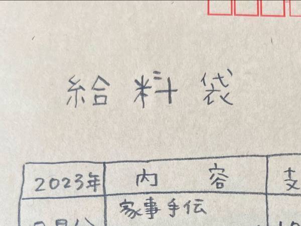 高３の娘が、家事手伝いの『バイト』　１か月の給料に目を見張る！