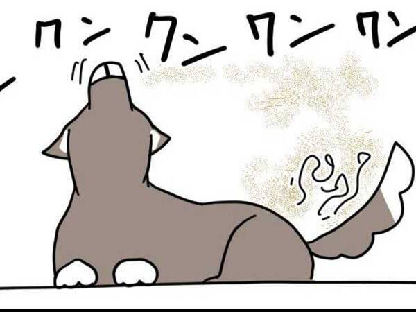 「人のせいにするな！」　室内をクンクンした犬に、飼い主がツッコミ