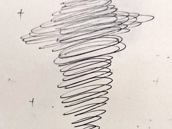 グルグルと巻かれた線、実は…？　「なぜか分かる」「美術の教科書に載りそう」