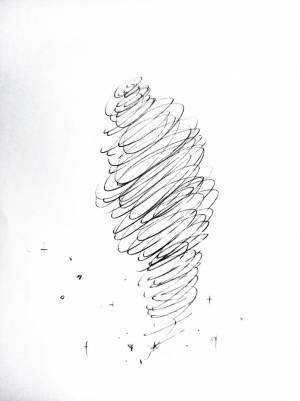 グルグルと巻かれた線、実は…？　「なぜか分かる」「美術の教科書に載りそう」