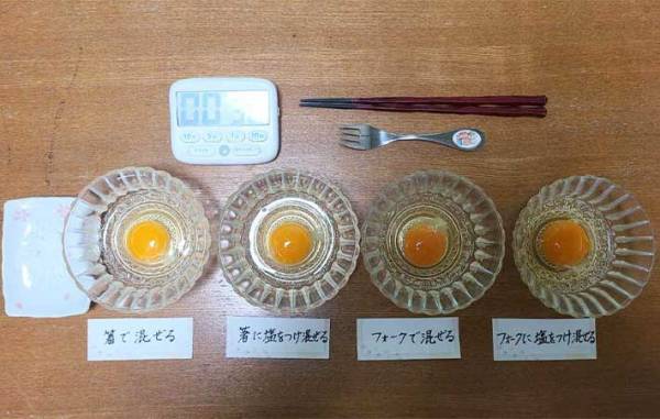 ムラのない溶き卵の作り方　箸を『あれ』に変えるだけで？　「全然違う」「早く知りたかった」