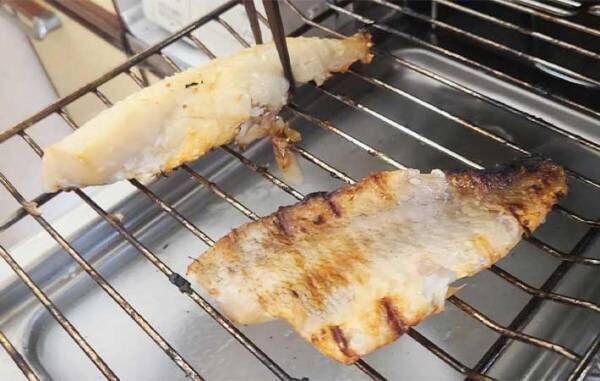 魚を焼くと網にこびり付く…　『あの調味料』を先に塗っておくと？　「ウソみたい」「洗うの楽すぎ」