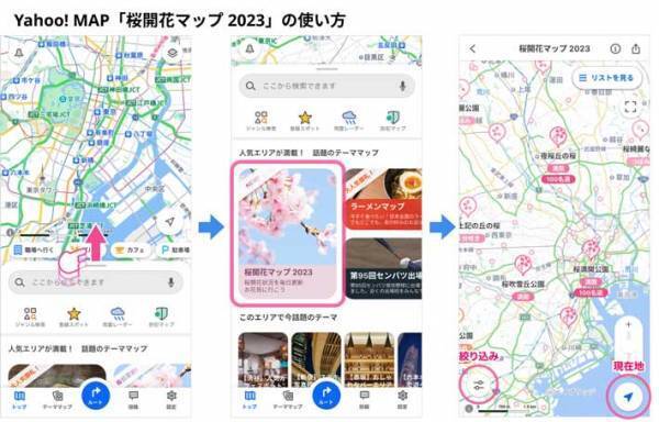 『桜を１日中楽しめるサービス』がスタート！　２０２３年５月まで毎日更新