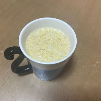 めちゃうま！　アレと牛乳をつかってコーンスープを作ってみた