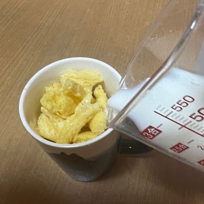 めちゃうま！　アレと牛乳をつかってコーンスープを作ってみた