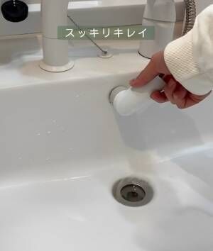 「気持ちいい！」「もこもこ」　手を汚さない簡単な水回り掃除アイテム