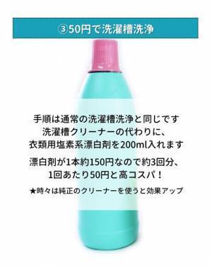 ティッシュを洗ってしまった...　でも大丈夫！○○を入れて洗い直すだけ！