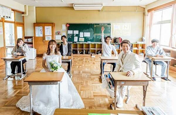 「涙が出た」「素敵すぎる」　小学校の同級生カップル、結婚式の前撮りで…？