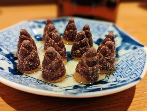 たけのこの里の上にかけた１品は…？　「目からウロコ！」「マネしたい！」