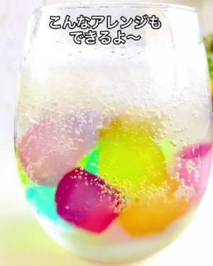 「かわいい」「おもちゃかと思った」　七色に輝く『レインボーわらび餅』の作り方