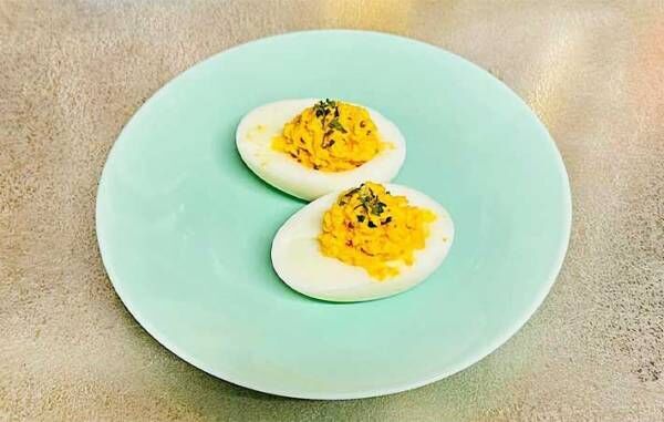 アメリカではおなじみの料理　ゆで卵に入れたものが「天才では？」
