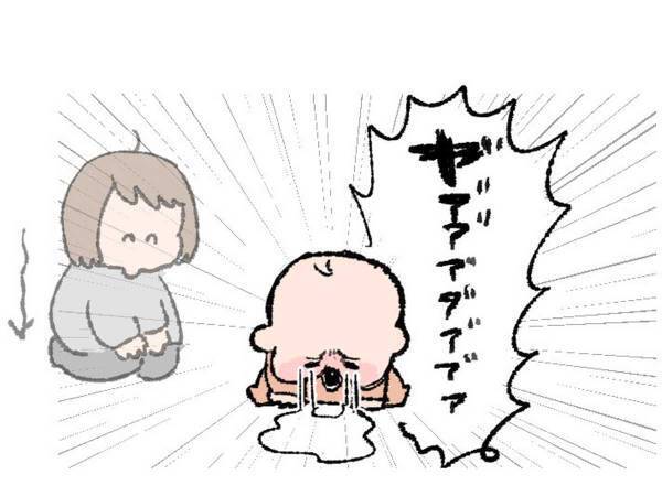 「まるでこの世の終わり」　１０か月の赤ちゃんが大泣きした『理由』にクスッ