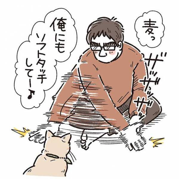 赤ちゃんに飛びかかった猫　その後の行動に「キュンとしてしまった」