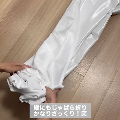 何この汁？　レースカーテンを２年越しに漂白剤に漬けてみた結果…