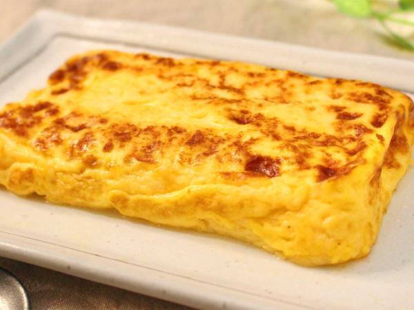 巻かずに作れる『厚焼き玉子』がおいしそう！　作り方も簡単で？