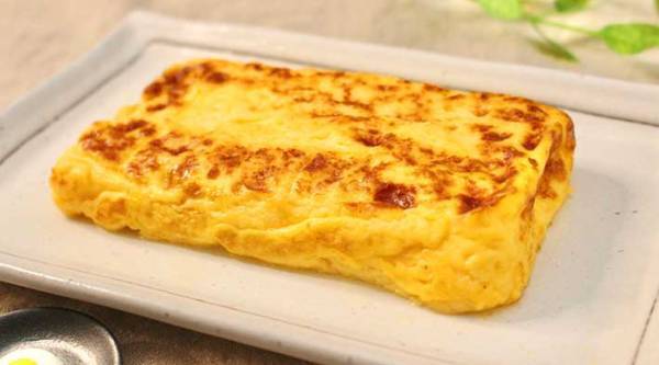 巻かずに作れる『厚焼き玉子』がおいしそう！　作り方も簡単で？