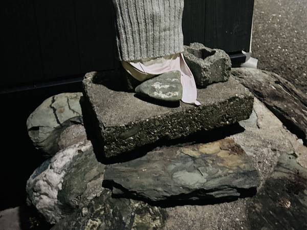 地蔵「前が見えない」　優しい人の『善意』に「飲んでいたお茶を吹いた」