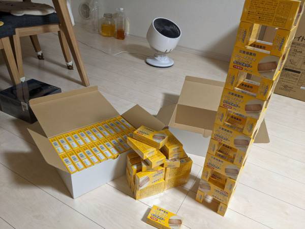 母親「災害とかちゃんと備えてるの？」　息子「２か月分くらいは…」　その量がとんでもなかった！