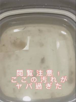 何コレかつお節…！？　ひさびさに洗濯機の給水ホースを掃除をしてみた結果が恐ろしい