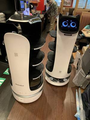 飲食店でケンカする『猫型ロボ』　行動に「人間かよ！」「この場に遭遇したい！」