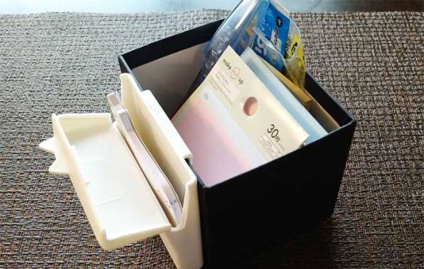 「ありそうでなかった！」　ダイソーのケース付き『ねこふせん』が、持ち運びにも便利