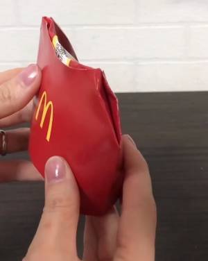 余ったマックポテトの目から鱗の持ち帰り方に「最高です」「今度やってみよ」