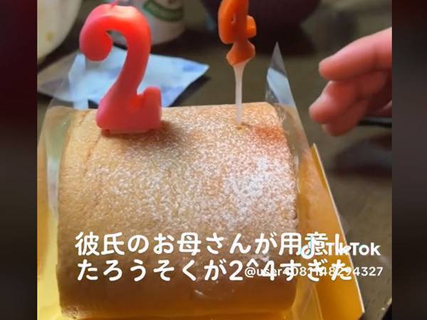 誕生日ケーキに刺さった『数字のロウソク』　爆笑の理由に「教養が感じられる笑いで好き」