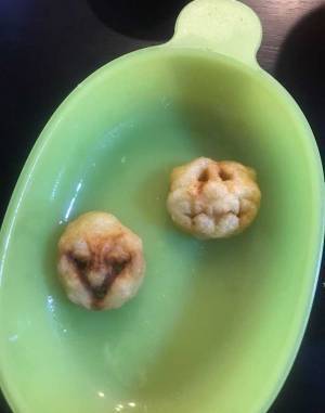 加熱時間を間違えた『アンパンマンポテト』がひどいことに　「闇落ちした」「笑いすぎて苦しい」