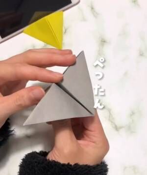 折り紙で作る即席スマホスタンドに「天才」「やってみる」