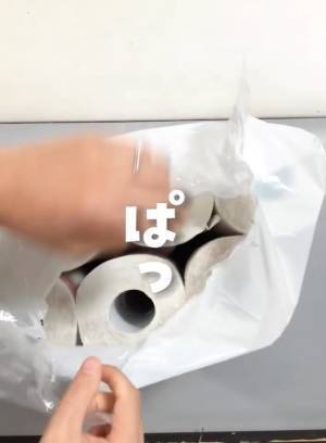 トイレットペーパーの袋、ぐしゃぐしゃ開けを避けるには…？　意外な方法に「早く知りたかった」