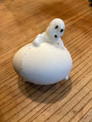 父親の趣味に「センスに脱帽」「ファンになってしまいそうです」　ゆで卵が別の何かに！