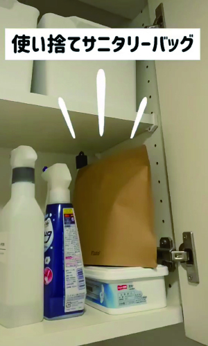 ゴミが溜まったらまるごとポイッ！　使い捨てできるサニタリーボックスに「衛生的すぎる」「絶対買う」
